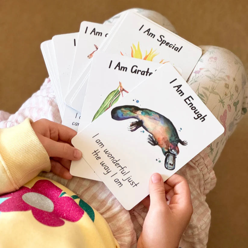 Australia kids affirmation cards mindfulness positive self talk children lil eve