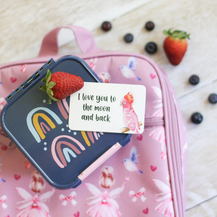 Australia kids mindfulness cards affirmation lunchbox notes lunch card