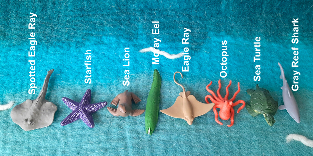 Australia native animals great barrier reef coral tropical fish toys small world wildlife turtle figurine collecta safari