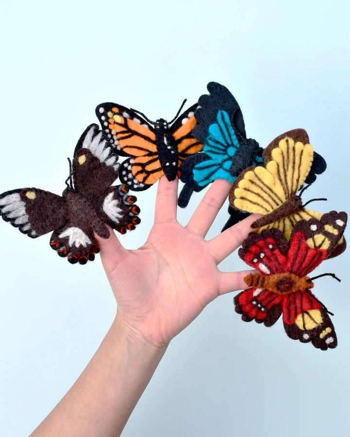 Butterflies Finger Puppets australia tara treasures insect bug sensory play