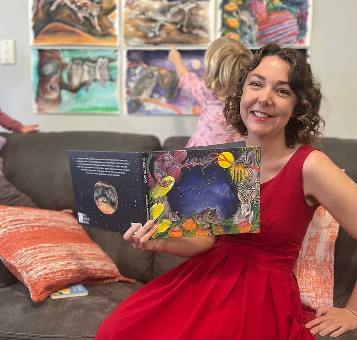 Cate Storey wet season books author Snuggled away australian nocturnal animals book
