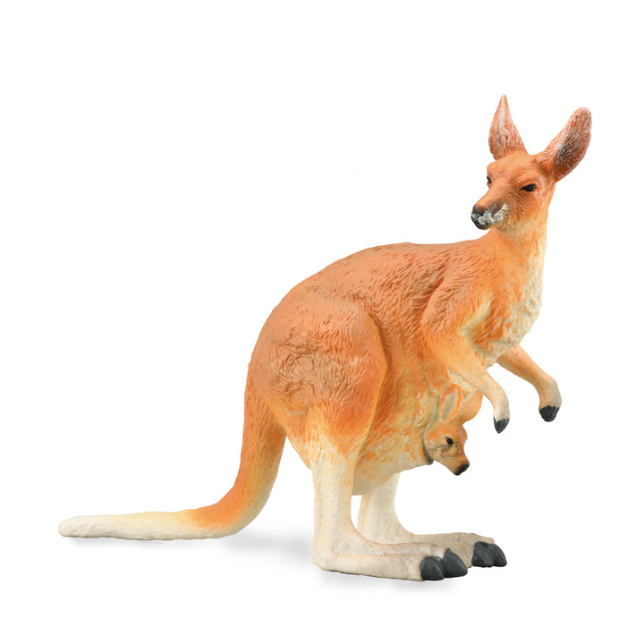 CollectA red kangaroo female joey Australia Schleich best sale mini zoo 88921 CO88921 Detailed Realistic