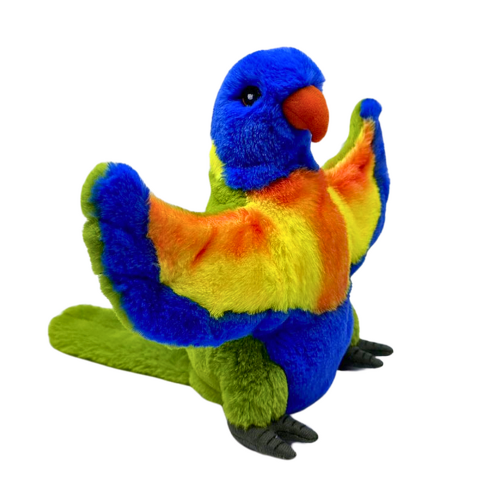 Hansa puppet Australia Lorikeet bird eco kids eco-buddies Folkmanis