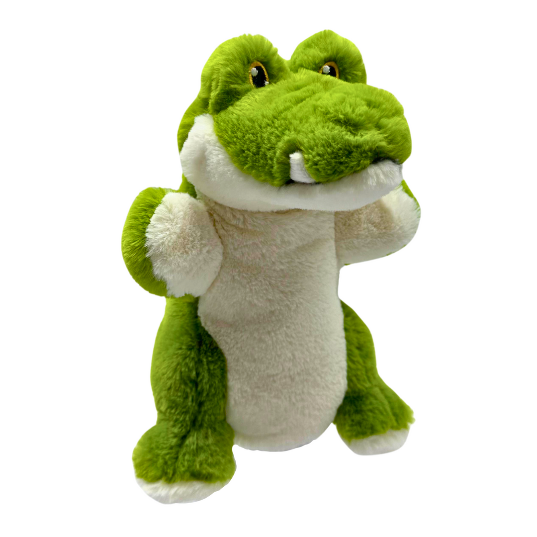 Hansa puppets Australian native animals crocodile eco-friendly recycled teaching aid eco buddies Folkmanis