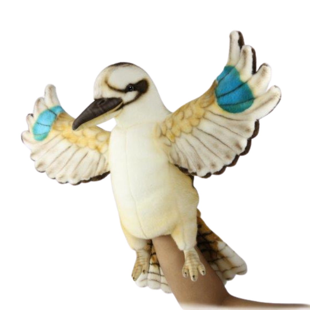 Kookaburra puppet Australia Hansa hand puppets wildlife native Aussie animals puppets kids