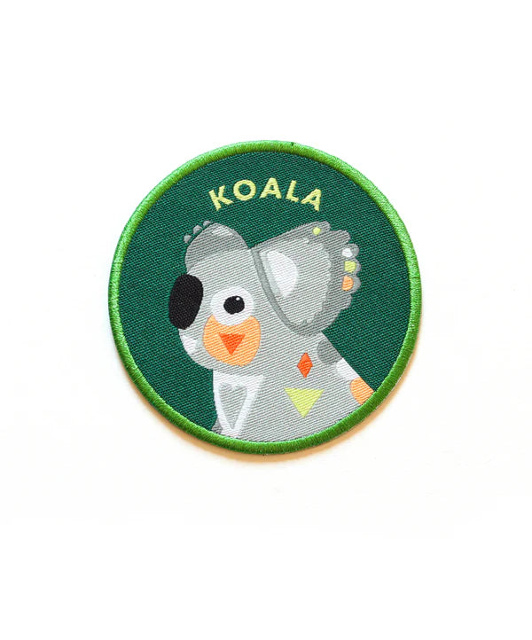 Pete Cromer Koala woven patch kids Australia-eco ranger badge