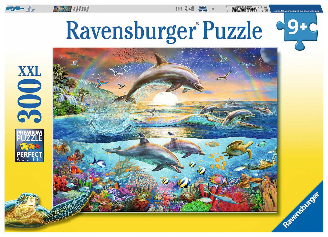 Ravensburger jigsaw puzzle dolphin paradise 300pc kids Australia sale