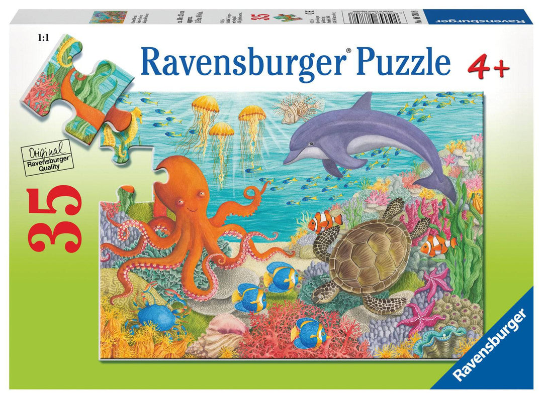 Ravensburger jigsaw puzzle ocean friends dolphins 35pc kids