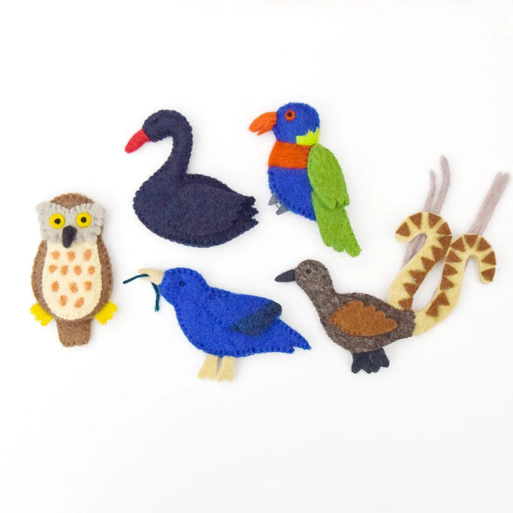 D australia bird finger puppet native animal puppets tara treasures