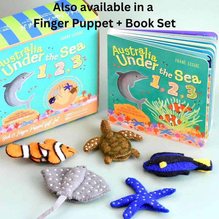 Under the sea finger puppet book set tara treasures