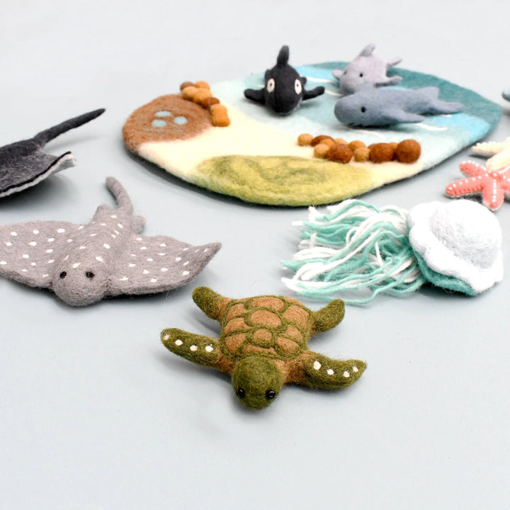 australia native marine sea ocean mammals animals sensory play small world figurines tara treasures