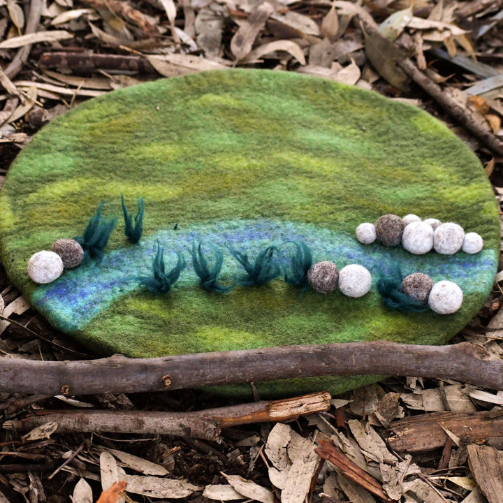 River and Bush Play Mat Playscape. NEW! LAST ONE!
