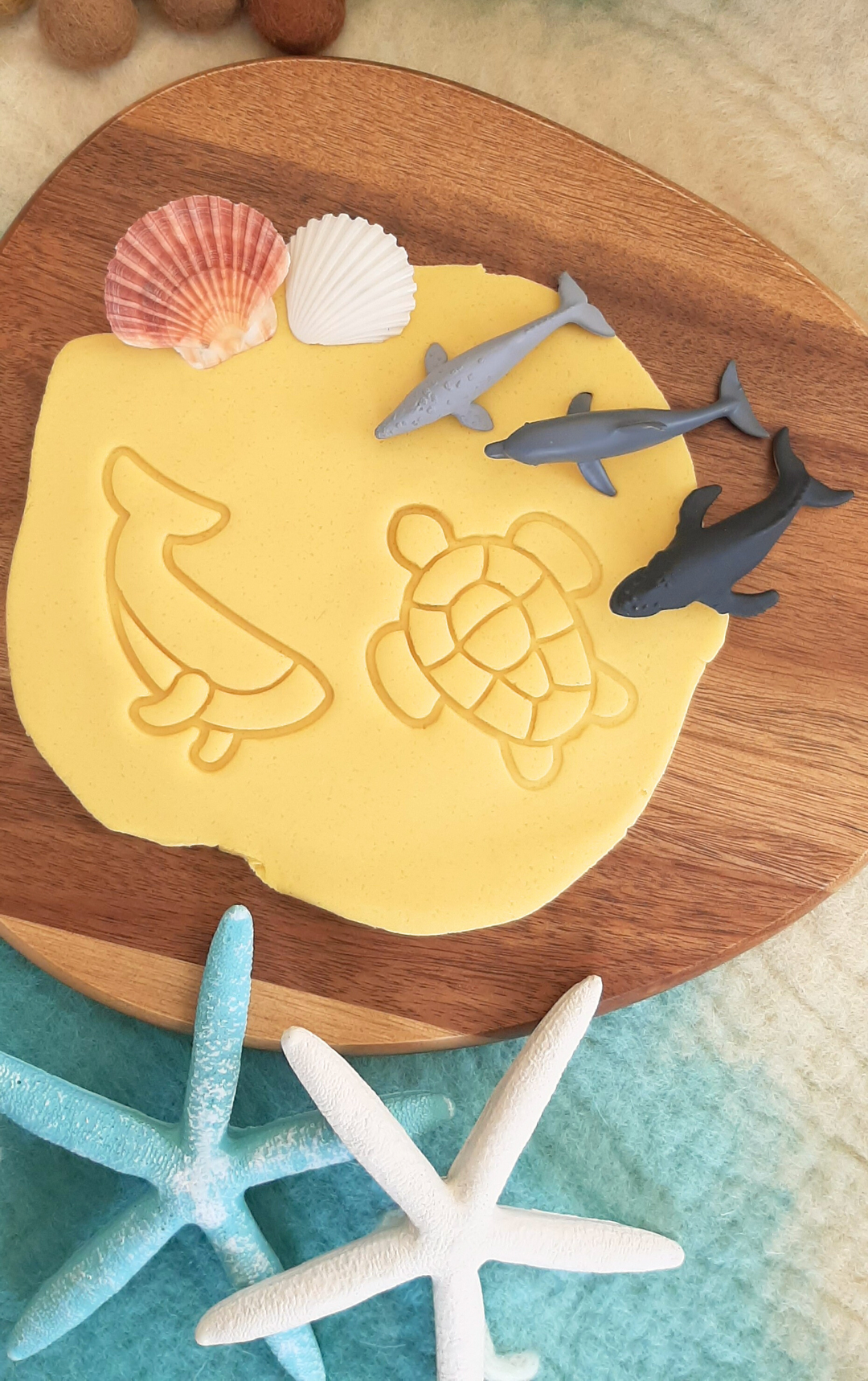 australia kids sensory playdough activity kit ocean sea marine whale dolphin shark