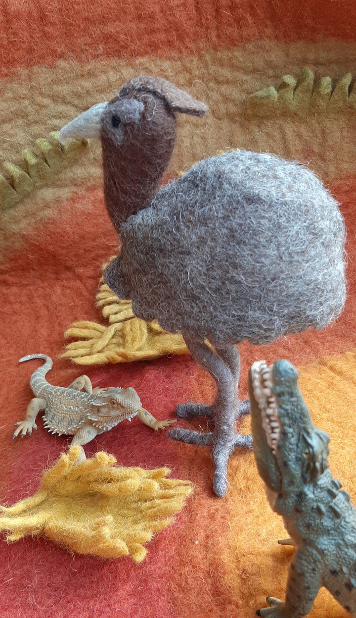Felt Emu - 20cm