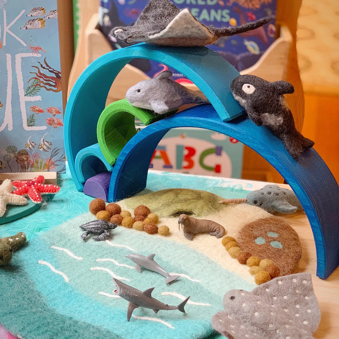 best small world play setup mat tray comparison australia kids aussie buy felt playscape ocean sea marine tara treasures