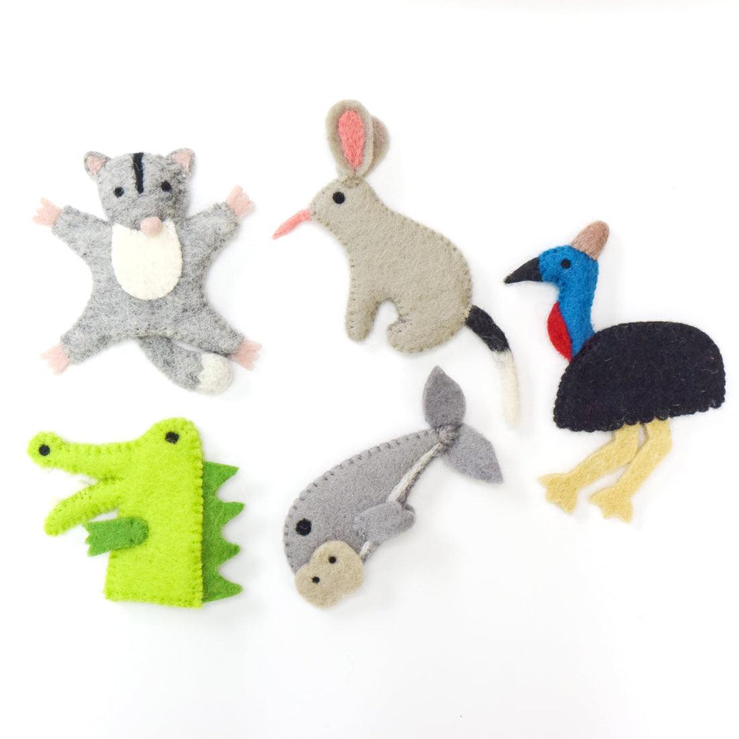 Finger Puppet Set- Northern Australian Wildlife