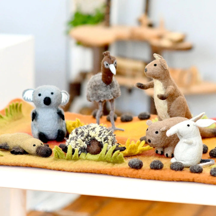 bilby toy Australia koala emu kangaroo platypus wombat eco-friendly animals Tara Treasures