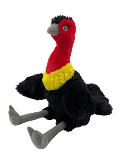 Brush turkey kids hand puppet - Australian native bird puppets 