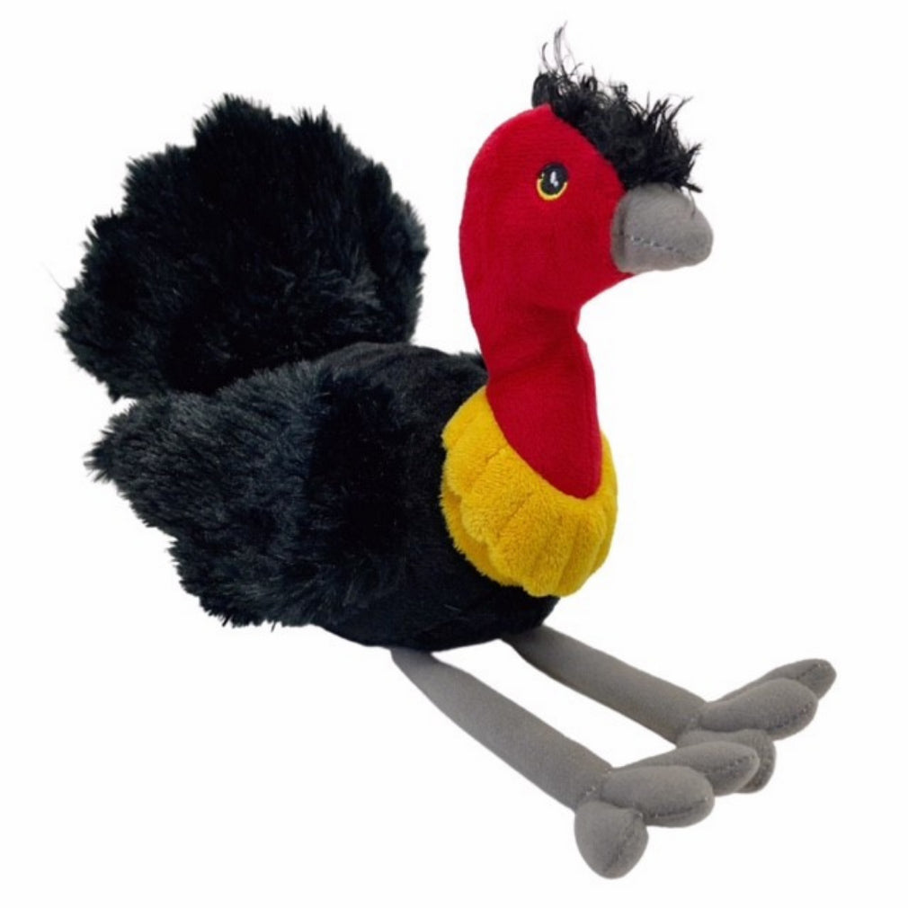 brush turkey stuffed plus animal toy Australian bird native wildlife