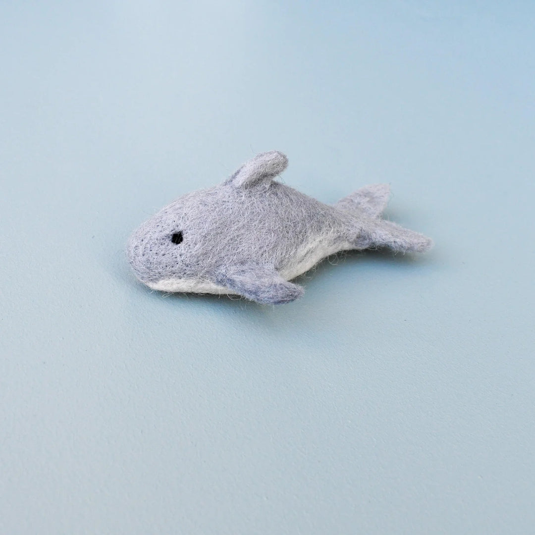 dolphin figurine toy felt australia small world play ideas sensory play ocean marine sea creatures aussie kids tara treasures