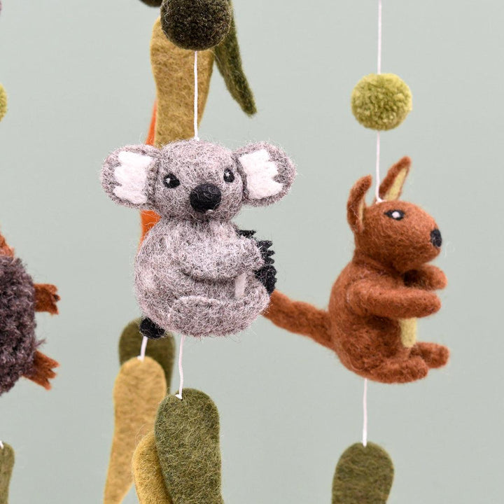 ethical eco-friendly baby toy australia animals baby mobile