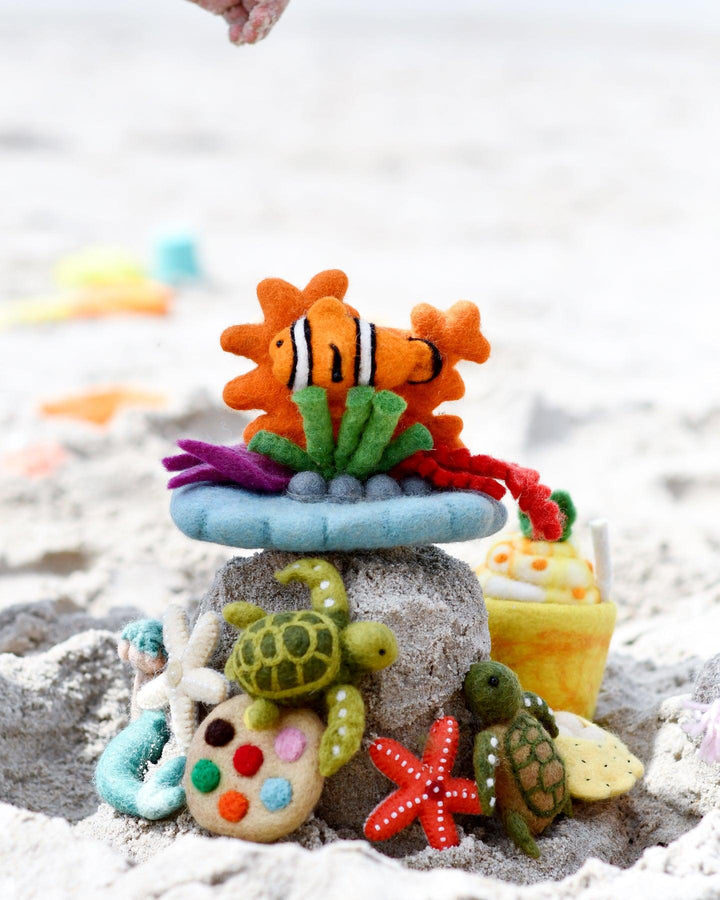 felt coral reef setup sensory play australia barrier reef coral playscape tara treasures