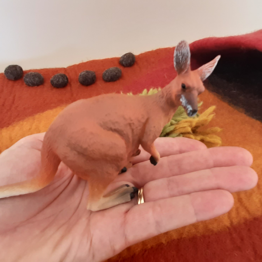 kangaroo mother toy animal Australia