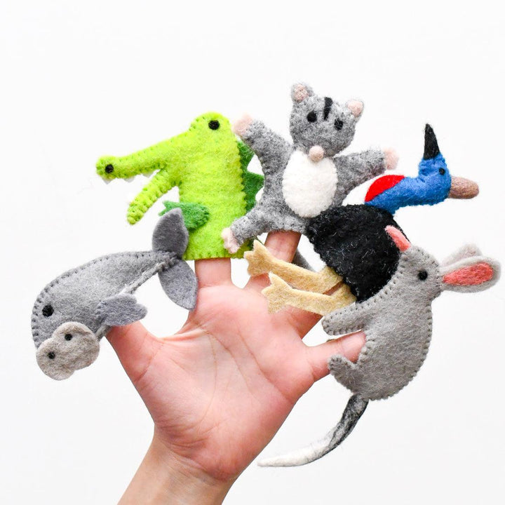 Finger Puppet Set- Northern Australian Wildlife