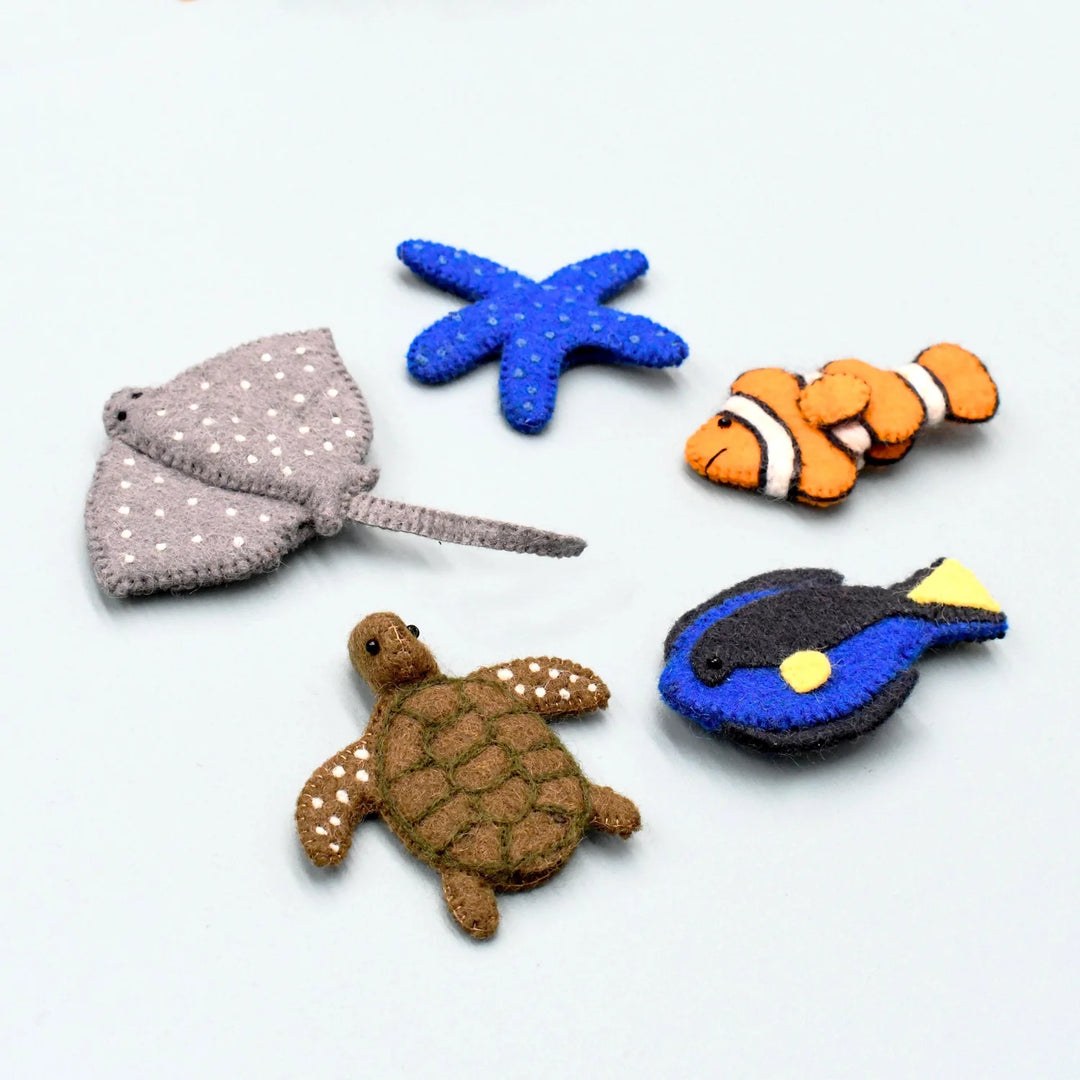 finger puppets australia turtle fish nemo teacher aids sensory play puppet aussie