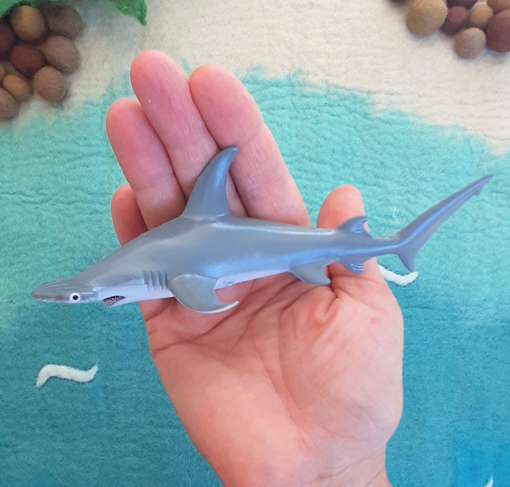 Realistic Hammerhead shark toy replica model