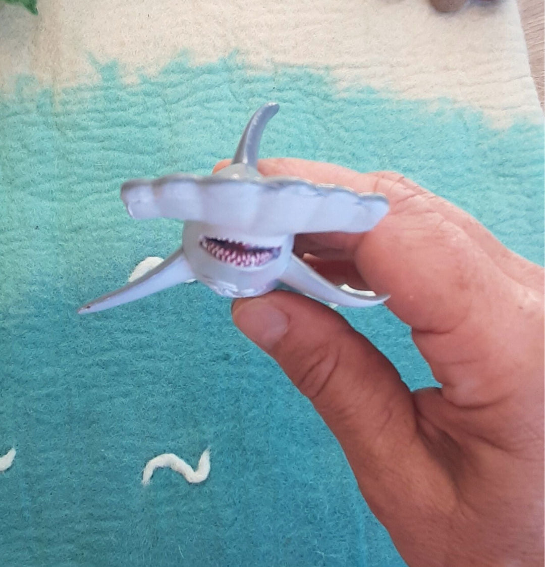 hammerhead shark model replica - very detailed and realistically lifelike toy
