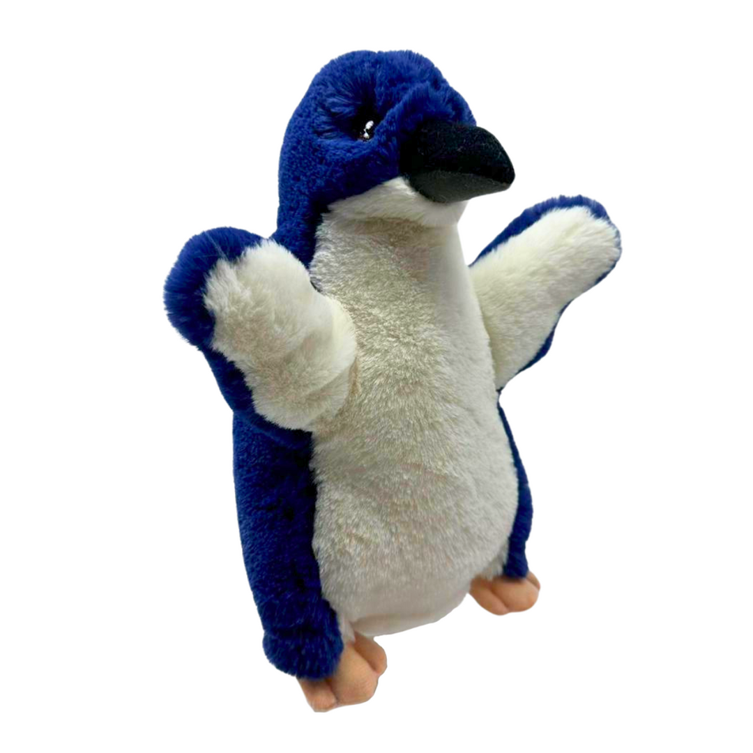 hand puppet Australia little blue fairy penguin eco buddies Hansa recycled Folkmanis