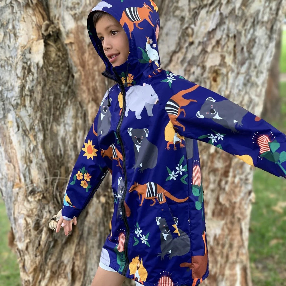 Raincoat Aussie Wildlife 3 sizes