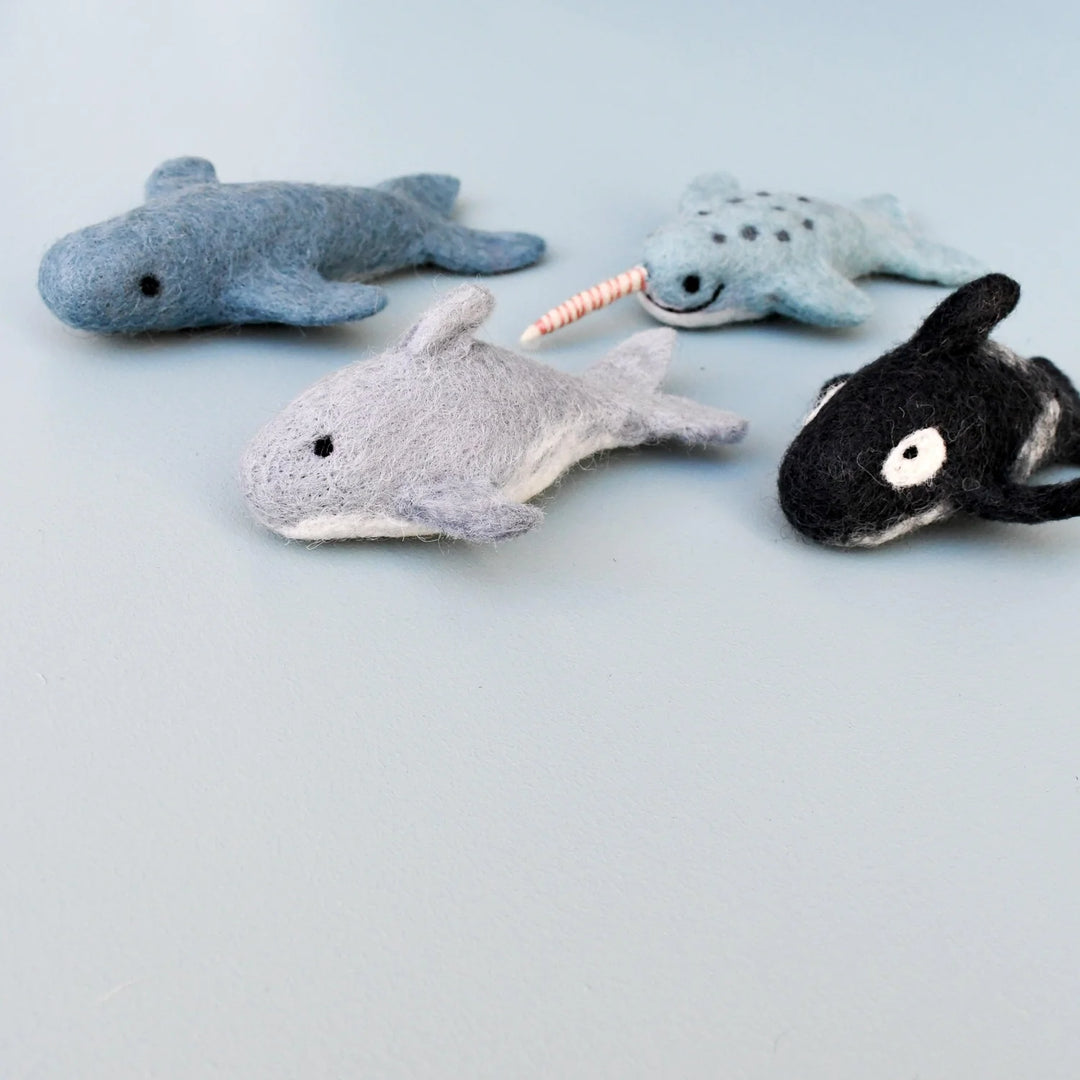 ocean sea mammals felt toys tara treasures small world play ideas