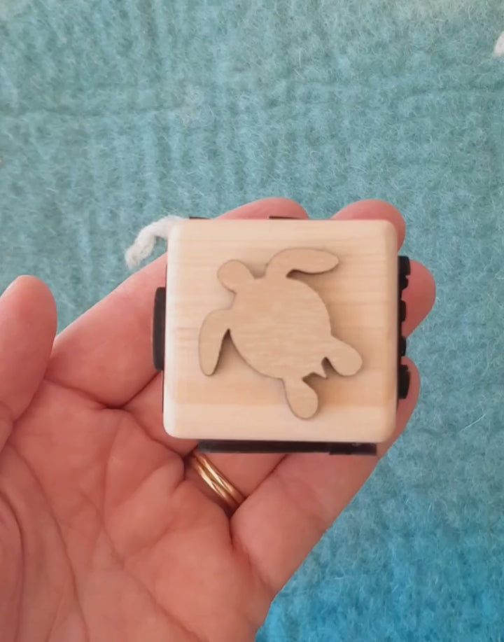 Ocean playdough stamp cube stamps Australia marine turtle whale shark octopus crab sensory play tools