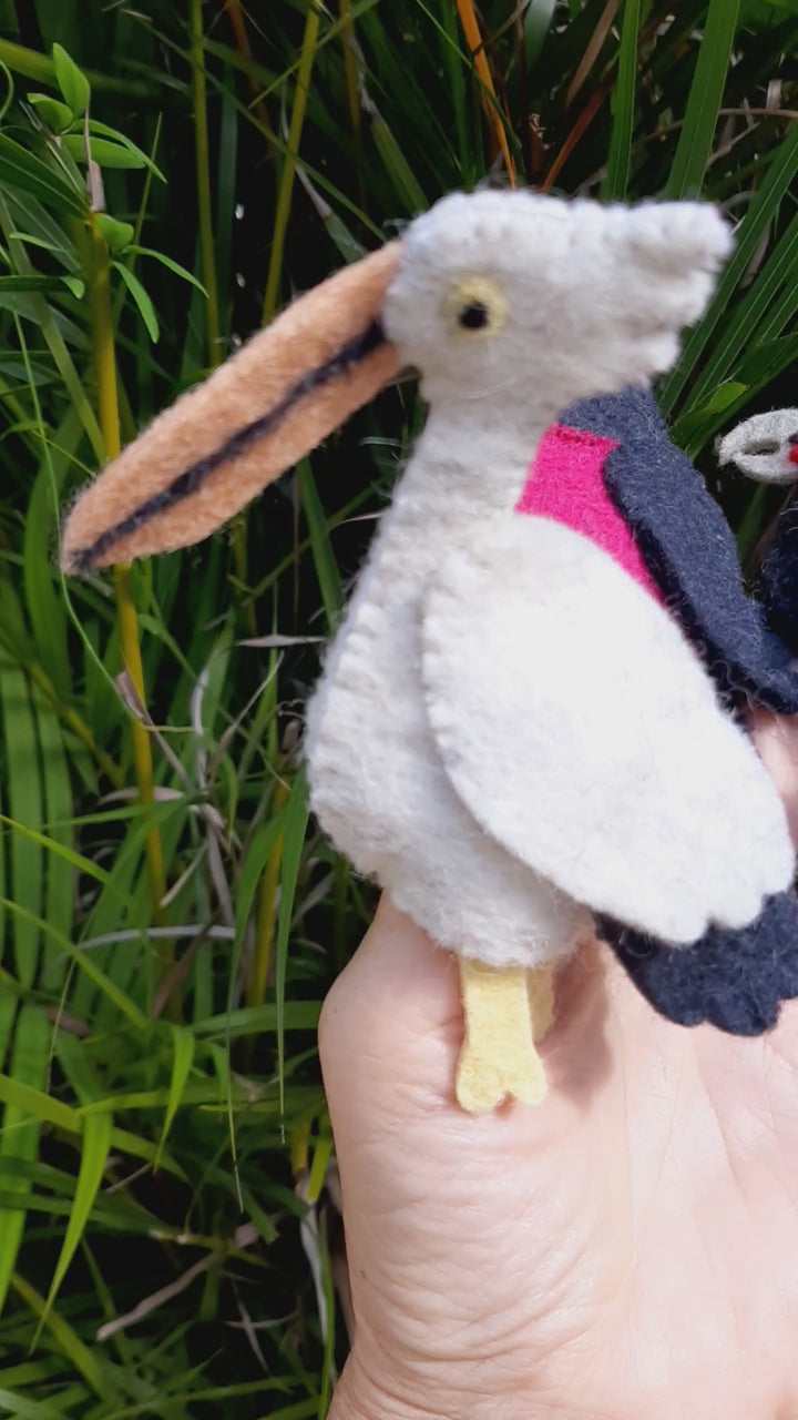 Finger Puppet Set- Australian Colourful Birds