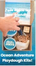 Eco-friendly playdough activity kit ocean sea marine australian animals dough cutter stamp