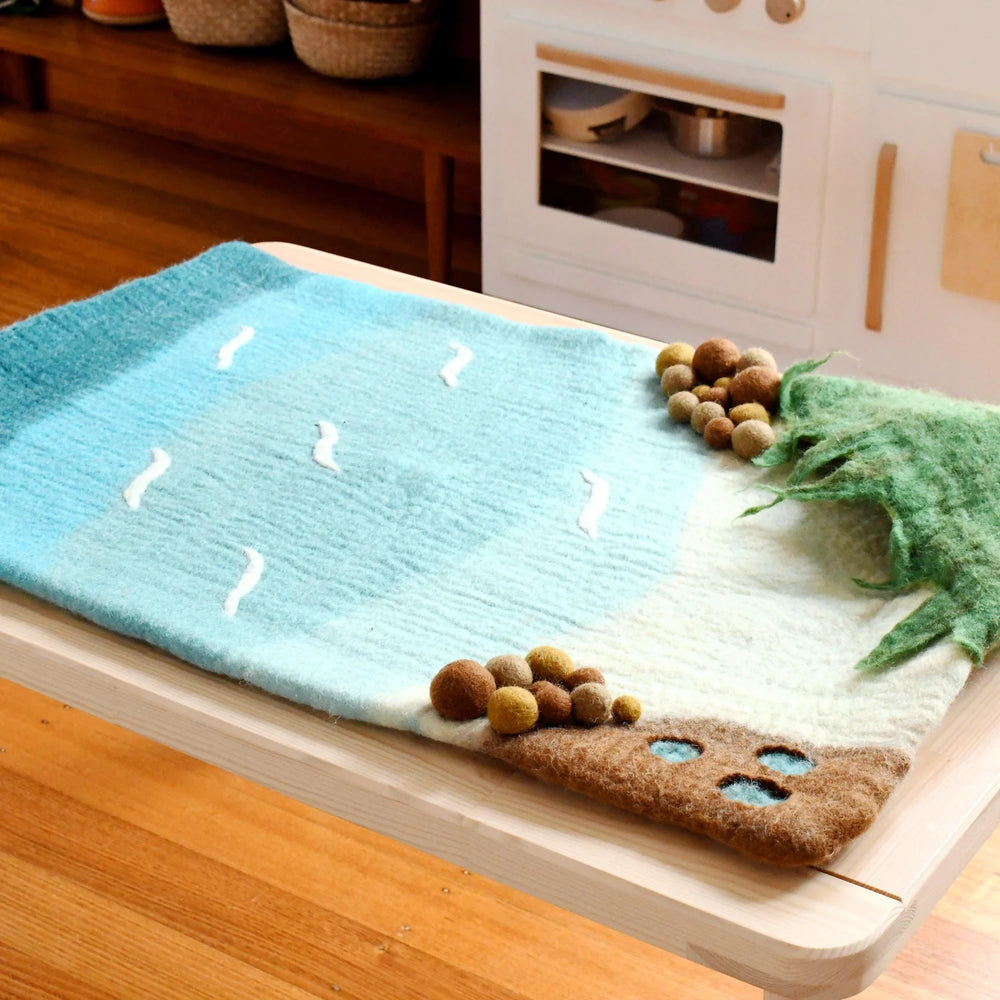 sea playscape ocean small world mat tray australia tara treasures felt eco-friendly nature play