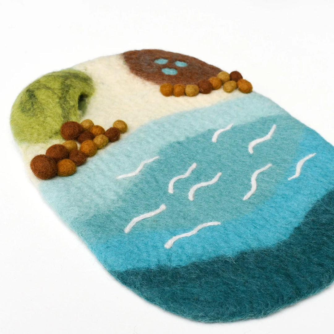 sea rockpool playscape felt mat tara treasures australia aussie kids