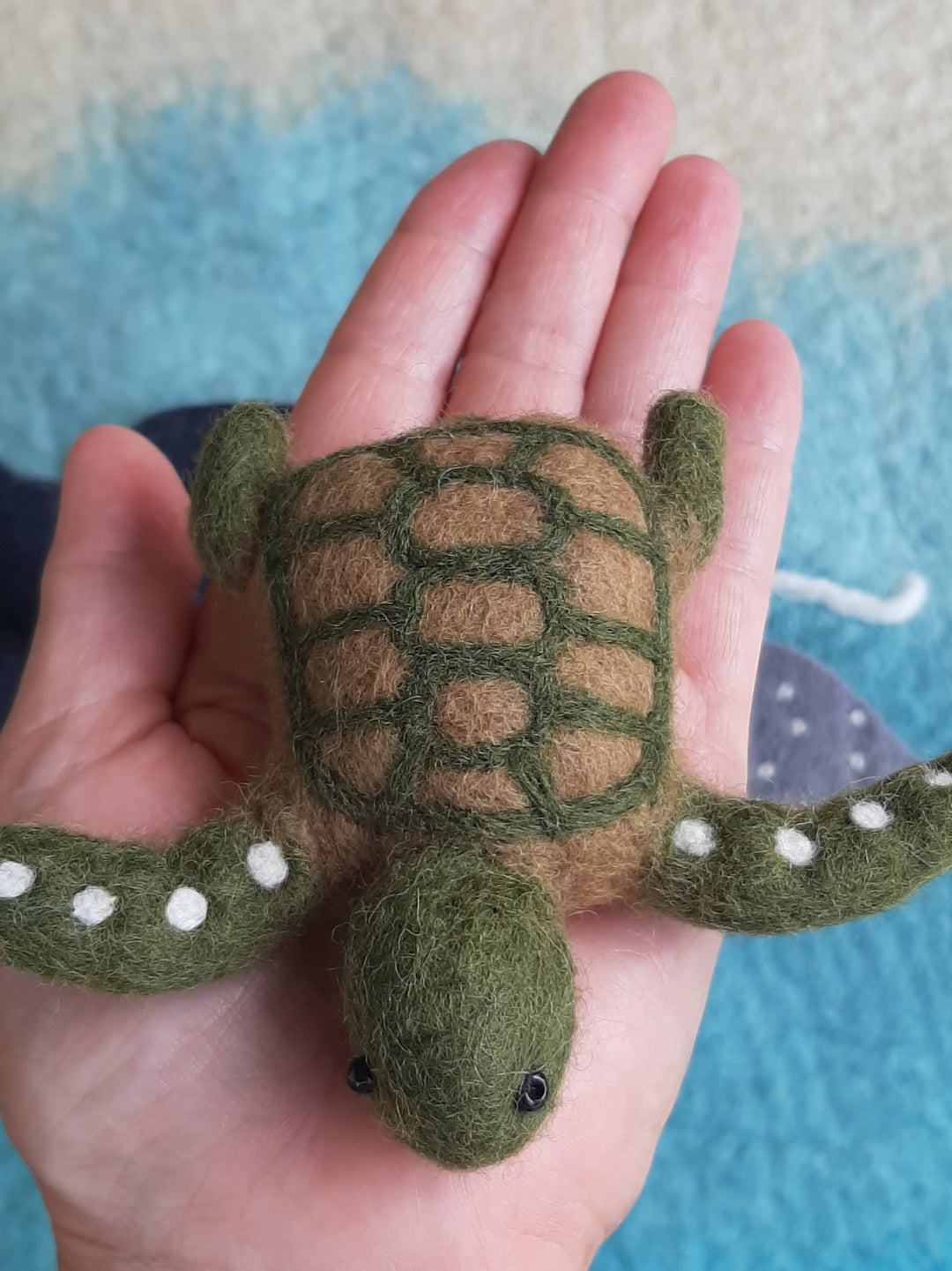sea turtle toy animal plushie realistic australia leatherback green tara treasures