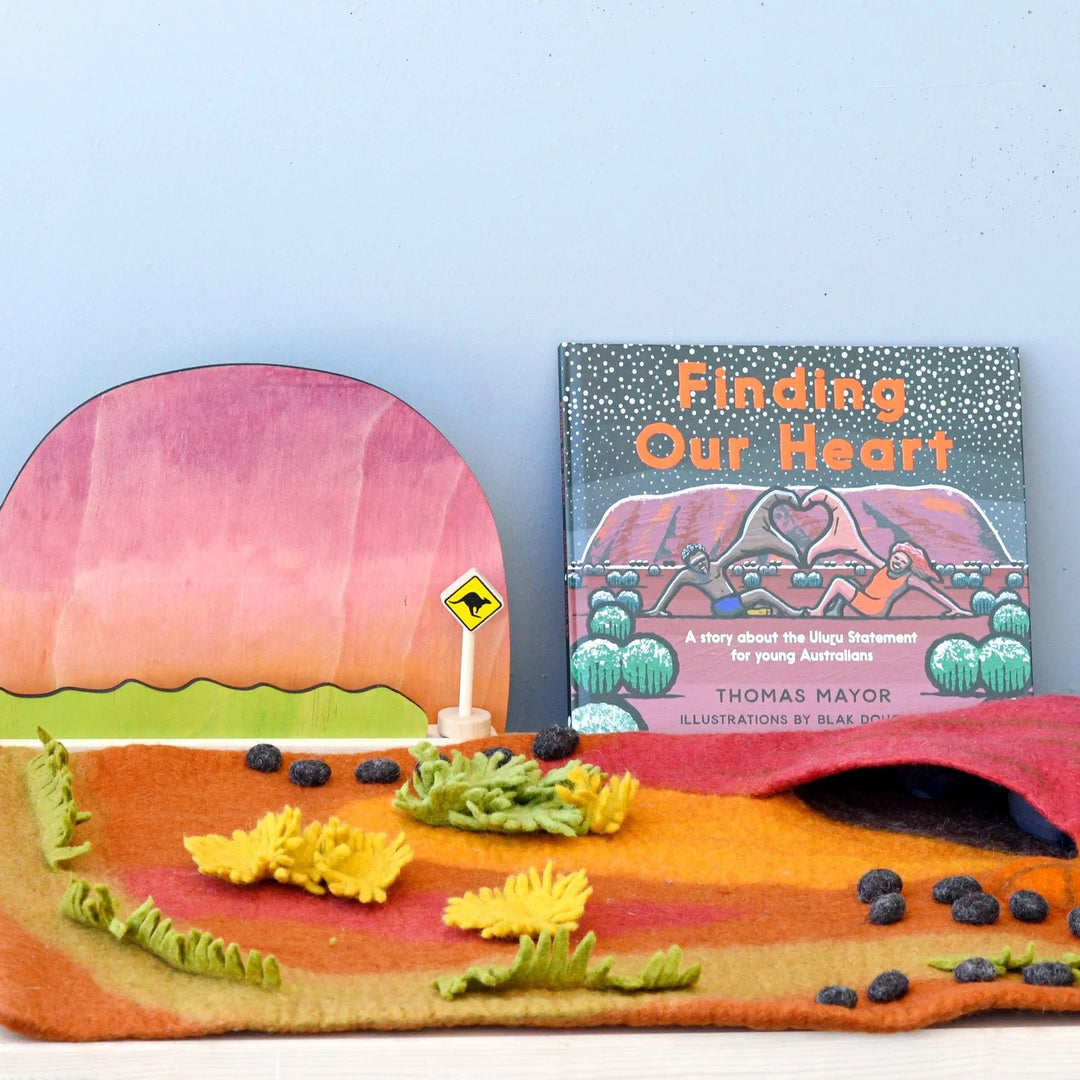 sensory tray ideas australia kids australian outback playscape tara treasures felt mat