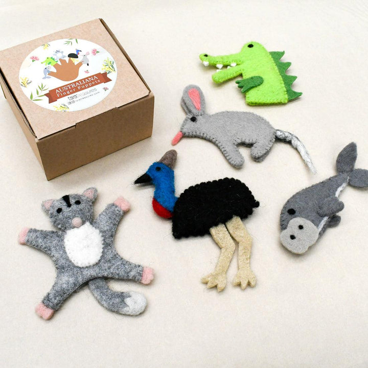 Finger Puppet Set- Northern Australian Wildlife