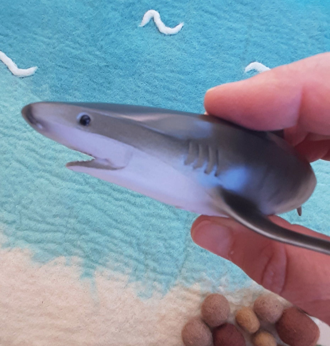 lifelike and detailed toy model of Australian tiger shark