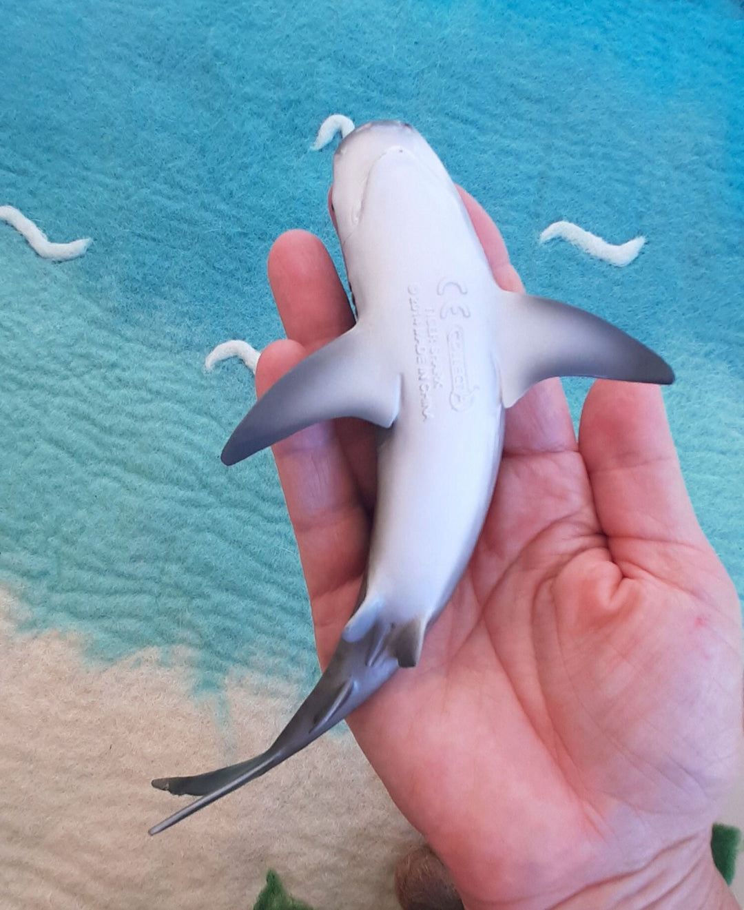 very realistic tiger shark toy