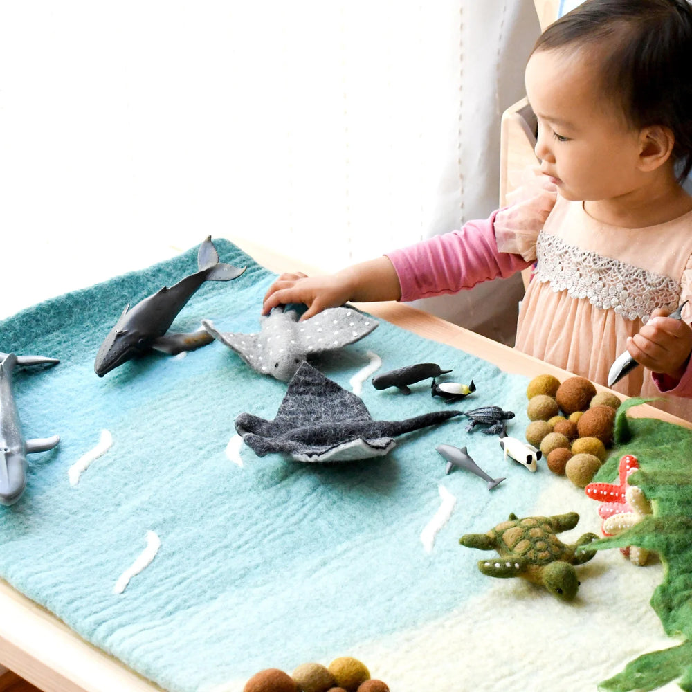 whales small world sensory play ideas australia kids felt habitat mat tara treasures