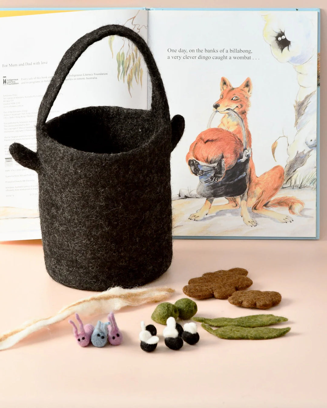 wombat stew billy can set felt tara treasures
